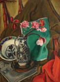 IONESCU Georges 1912-1971,Natură statică cu ceramică populară,Artmark RO 2011-03-23