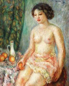 IONESCU SIN Gheorghe 1896-1988,Nude with Oranges,1932,Artmark RO 2022-06-15
