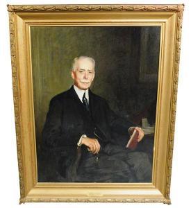 IPSEN Ernest Ludwig 1869-1934,Portrait of Edward H. Davison,Winter Associates US 2017-07-10