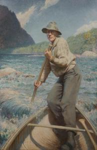 IPSEN Ernest Ludwig 1869-1934,The Artist's Guide, Maine,1935,Grogan & Co. US 2022-05-01