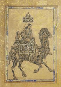 IRANIAN SCHOOL,A LADY RIDING A COMPOSITE CAMEL,Christie's GB 2018-10-25