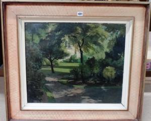 IRONSIDE Christopher 1900-1900,Garden scene,1955,Bellmans Fine Art Auctioneers GB 2016-11-01