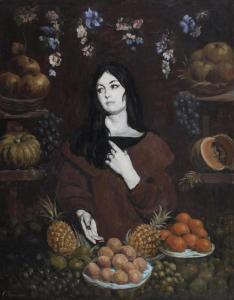 IRONSIDE Christopher 1900-1900,Girl surrounded by fruit,Bonhams GB 2014-10-16