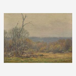 IRVINE Wilson Henry 1869-1936,Early April Mist, Old Lyme, Connecticut,Freeman US 2023-06-06