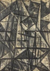 IRWIN BILLMYER James,Geometric Abstraction,1953,Hindman US 2014-09-29