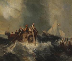 ISABEY Eugene 1747-1826,Bateaux de pêcheurs,1852,Ader FR 2021-10-21