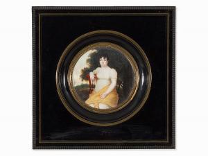ISABEY Jean Baptiste 1767-1855,An Empire Female Portrait,Auctionata DE 2016-05-25