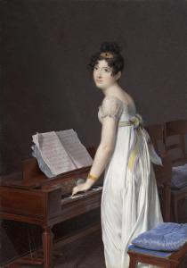 ISABEY Jean Baptiste 1767-1855,Jeune femme au clavier,Christie's GB 2024-03-20