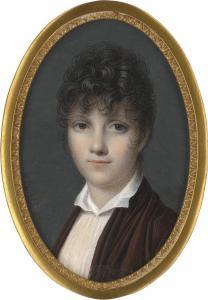 ISABEY Jean Baptiste 1767-1855,Portrait einer jungen Frau,Galerie Bassenge DE 2023-11-30