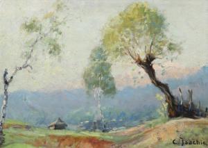 ISACHIE POPESCU Constantin 1897-1976,Summer Landscape,Artmark RO 2024-04-15