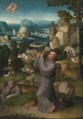 ISENBRANT Adriaen 1490-1551,THE STIGMATIZATION OF SAINT FRANCIS,1551,Sotheby's GB 2015-04-22