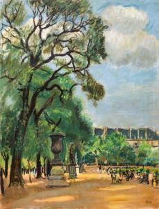 Iser Losif 1881-1958,Afternoon (The Tuileries Gardens),2010,Artmark RO 2024-03-20