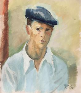 Iser Losif 1881-1958,Man from Marseille,1936,Artmark RO 2018-02-06