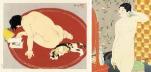 ISHIKAWA Toraji 1875-1964,Rajo jusshu (Ten female nudes),1934,Christie's GB 2001-03-22
