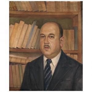 ISMAILOVITCH Dimitri 1892-1976,Retrato de Alfonso Reyes,1937,Morton Subastas MX 2018-01-17