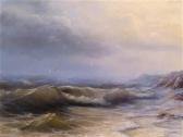 ISPIRIAN 1900-1900,Waves Breaking on the Coast,Palais Dorotheum AT 2011-12-06