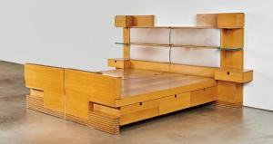 ISRAEL Frank,Platform bed and headboard,1990,Los Angeles Modern Auctions US 2016-10-09