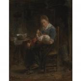 ISRAELS Jozef 1824-1911,Feeding Baby,1902,Sotheby's GB 2006-10-24