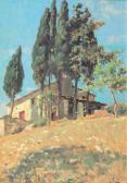 ISSEL Alberto 1848-1926,casolare in collina,Wannenes Art Auctions IT 2005-11-29