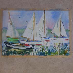 ISTVAN Imre 1918-1983,sailing boats,Willingham GB 2019-03-02