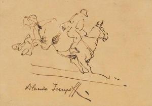 Isupov Aleksej Vladimirovic 1889-1957,Cavallo e fantino,Minerva Auctions IT 2018-11-27