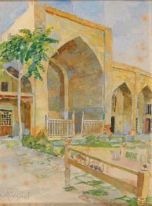 Isupov Aleksej Vladimirovic 1889-1957,Madrasah Safed,1921,Palais Dorotheum AT 2016-06-30