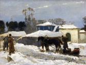 Isupov Aleksej Vladimirovic,Untitled (Traversing Through the Snow),Clars Auction Gallery 2020-12-12
