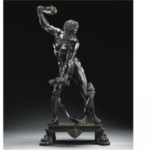 ITALIAN FLEMISH SCHOOL,A BRONZE GROUP OF HERCULES WITH THE HYDRA,Sotheby's GB 2007-12-05