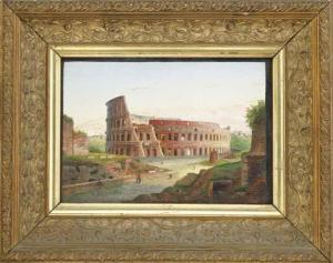 ITALIAN SCHOOL,A framed Roman micromosaic panel depicting the Coliseum,Christie's GB 2005-04-20