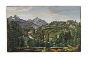 ITALIAN SCHOOL,A view of Berchtesgaden in Bavaria,Christie's GB 2014-11-25