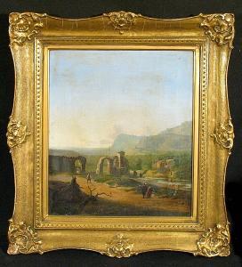 ITALIAN SCHOOL,an extensive landscape with ruins and figures on a path,Bonhams GB 2005-10-16