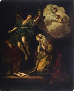 ITALIAN SCHOOL,Annunciazione (da El Greco),Cambi IT 2013-04-23