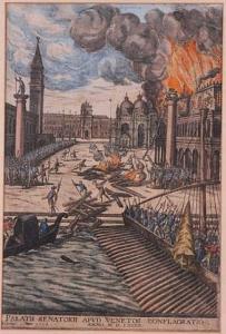 ITALIAN SCHOOL,Burning of the Venetian Senate,1578,Black Rock US 2013-06-16