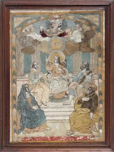 ITALIAN SCHOOL,Cristo in trono,c.1700,Capitolium Art Casa d'Aste IT 2015-06-10
