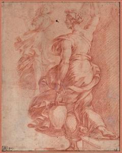 ITALIAN SCHOOL,Femme portant des vases,17th century,Beaussant-Lefèvre FR 2018-12-14