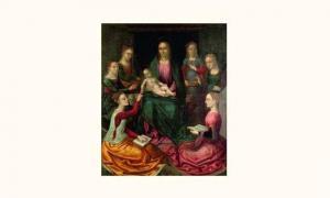 ITALIAN SCHOOL,la vierge et l'enfant : mariage mystique de six jeunes saintes,Libert FR 2006-07-05