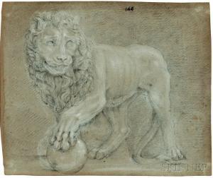 ITALIAN SCHOOL,Lions in Profile,Skinner US 2014-09-19