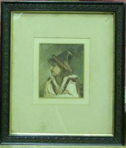 ITALIAN SCHOOL,Portrait d'enfant,1882,Millon & Associés FR 2012-01-27