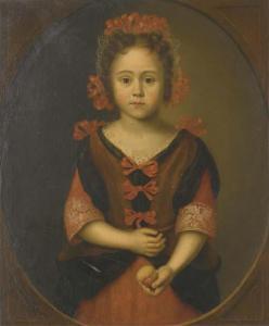 ITALIAN SCHOOL,Portrait d'une jeune fille tenant un abricot dans ,Christie's GB 2006-06-22