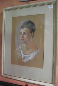 ITALIAN SCHOOL,Portrait of a young woman,1960,Peter Francis GB 2017-04-05