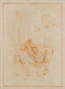 ITALIAN SCHOOL,Study of a horseman,Galerie Koller CH 2016-03-22