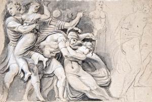 ITALIAN SCHOOL,The Rape of the Sabine Women,Nagyhazi galeria HU 2017-05-30