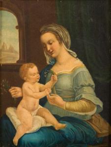 ITALIAN SCHOOL,Vierge à l'enfant,19th Century,Joron-Derem FR 2018-03-19