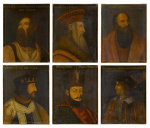 ITALIAN SCHOOL (XVII),A set of 6 historical portraits comprising,17th Century,Sotheby's 2022-07-07
