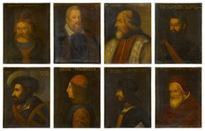 ITALIAN SCHOOL (XVII),A set of 8 historical portraits,17th Century,Sotheby's GB 2022-07-07
