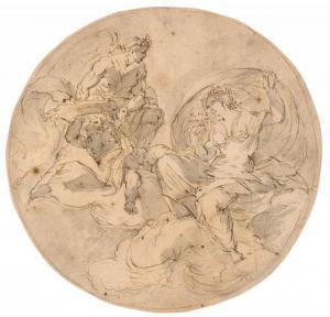 ITALIAN SCHOOL (XVII),Apollo, Flora and Cupid Seated on Clouds,William Doyle US 2019-01-30