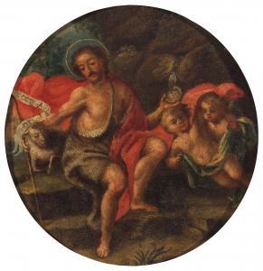 ITALIAN SCHOOL (XVII),John the Baptist Embracing the Agnus Dei,17th Century,William Doyle 2018-05-23