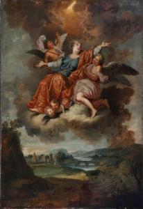 ITALIAN SCHOOL (XVII),The Assumption of The Virgin,17th century,Bruun Rasmussen DK 2022-08-15