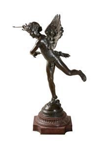 ITASSE Adolphe,a patinated bronze model of Eros Triumphant called,1880,Dreweatts 2020-01-29