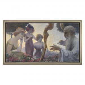IURIZZA Edoardo,Filastrocca nel bosco,1902,Bolli&Romiti Casa d'Aste in Roma IT 2024-02-07